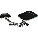 AREA クロームメッキ仕様肘置き アームスタンド マウスパッド一体型 CA-600