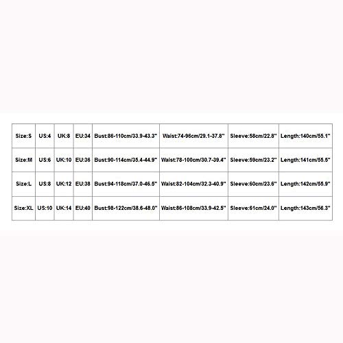 Toimothcn Women Maxi Dress Long Sleeve Floral Dot Printed Colorblock Long Dresses(Green,S)