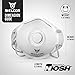 Dust Mask Respirator 99% Filtration Face Masks N99 Breathing Disposable (12 Pack) CDC | NIOSH Certified