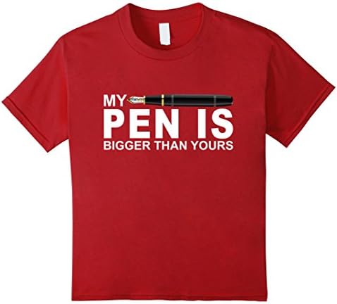 Kids Fountain Pen Business Shirt Luxury Pen  Hand crafted Bambo 12 Cranberry