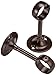 Amazon Basics Curtain Rod Ceiling-Mount Bracket, Set of 2, Dark Bronze (Espresso)