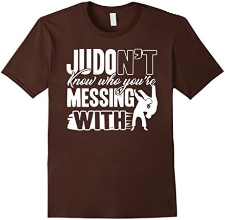 Mens Judo Shirt - Funny Judo Shirt Medium Brown