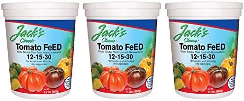 JR Peters 51324 Jack's Classic 12-15-30 Tomato Feed, 1.5 lb. (Thrะตะต ะ ack)