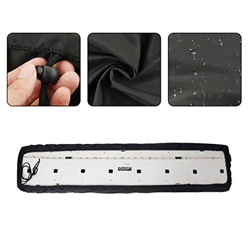 Bluecell Piano Keyboard Dust Cover for 88 Keys Waterproof Dust Proof Electronic Keyboard Bags Cases Covers - Made of Nylon/Spandex- Elastic Cord and - Locking Clasp - Keep It Free From Dust and Dirt