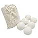 Laundry Wool Dryer Balls- Pack of 12,XL by Klickpick Home 100% Hand Made Organic Natural Fabric Softener,Unscented, Reduce Wrinkles, Shorten Drying Time, Anti Static Felted Wool Clothes Dryer Balls