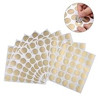 DIYASY 1 inch 300 Pcs gold Scratch Off Sticker Labels for Birthday,Party and Wedding shower.