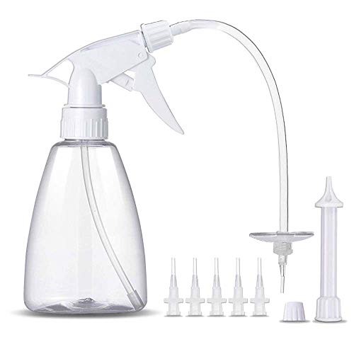 Ear Wax Removal Tool Kit for Ear Cleaning OOCOME Ear Wax Remover Kit for Adults& Kids Ear Syringe Ear Cleaner Irrigation System,Included 1 Ear Washer Bottle,1 Hard Tube,1 Rubber Pipe,5 Disposable Tips