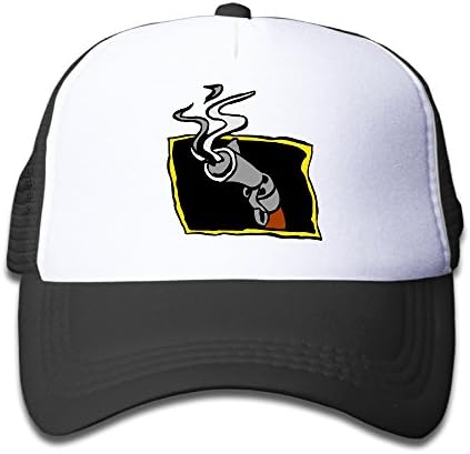 No Smoking Gun Toddler Strapback Hat Adjustable Mesh Snapbacks Cap