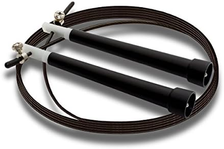 Plastic BalaBuy Jump Rope with Adjustable 10 Foot Cable - Premium Quality - Best for Crossfit, Double Unders, Speed, WOD, MMA, Boxing &amp; Fitness Training