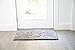 Dog Gone Smart Dirty Dog Doormat - Fast Drying Rug with Super Gripper Backing for Clean Floors - Super Absorbent and Machine Washable Mat for Muddy Paws - Grey