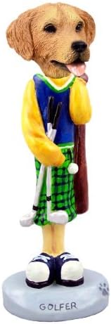 Golden Retriever Golf Doogie Collectable Figurine