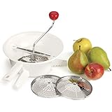 RSVP VEG-3 Rotary Food Mill, White