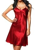 Cabreao Women's Silk Pajamas Sexy Nightwear Women's Sleepwear