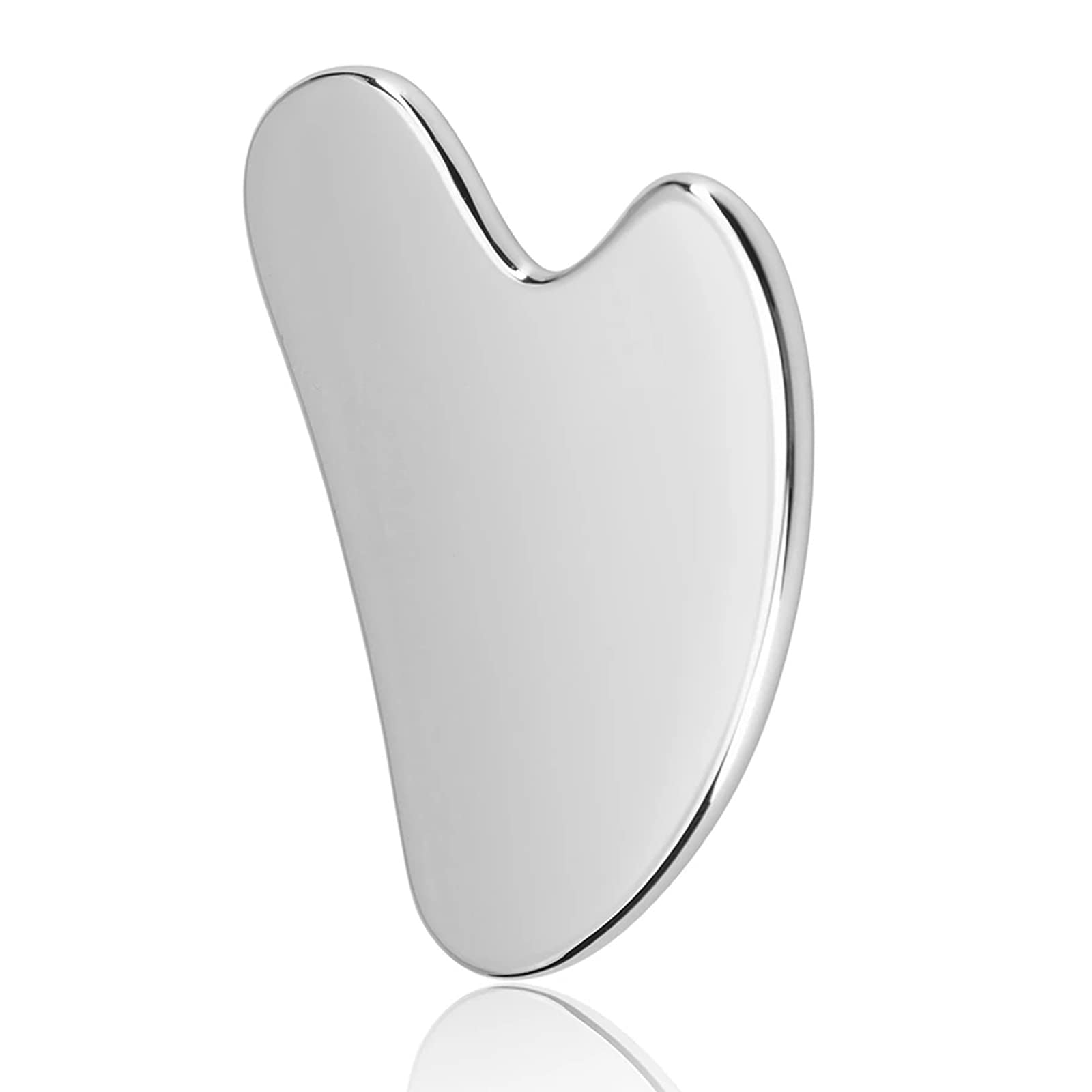 BAQI Stainless Steel Gua Sha Scraping Massage Tools, Facial Gua Sha Scraper, Body Massager Therapy Tool for Face Care SPA Skin Shaping Neck Muscle