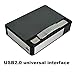 KAKAKA 2PCS Cigarette Case/Cigarette Holder/Cigarette Box with Electric Lighter Rechargeable, Flameless, Windproof (Black)