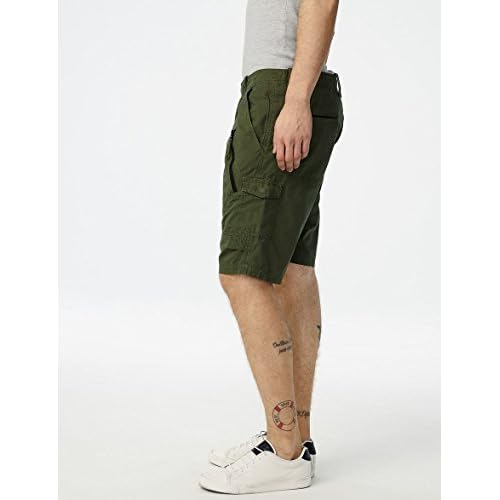 armani exchange utility zip short