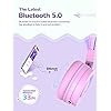 Kids-Bluetooth-Headphones-iClever-Wireless-Headphones-with-MIC-85dB-Volume-Limited-Adjustable-Headband-Foldable-Childrens-Headphones-for-SchoolTravel iClever Kids Bluetooth Headphones, Kids Wireless Headphones with MIC, Volume Limited, Bluetooth 5.0 & Stereo Sound…