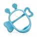 Mama's TEM Wearable Baby Teething Toys with Teether Handle, Eco-Friendly Non-Toxic BPA Free Pure Silicone, Easy to Clean Infant Toys, Newborn Baby Gift (Blue)