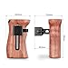 SmallRig Universal Side Wooden NATO Handle Grip DSLR Camera Cage w/Cold Shoe Mount Built-in Wrench, Threaded Holes – 2187