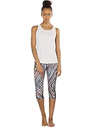 icyzone Open Back Yoga Tops para mujer - Ropa deportiva de entrenamiento Ropa deportiva Fitness Tank Tops Camisetas de gimnasio