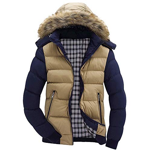 Hot Sale! Winter Thicken Coat Quilted Patchwork Outwear Tops Puffer Jacket with Removable Hood