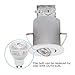 TORCHSTAR Gimbal Recessed Lighting Kit, 3 Inch Air Tight IC Rated Housing, White Trim, LED Dimmable GU10 Bulb, ETL Listed, 5000K Daylight, Adjustable Slim Downlight, Pack of 6
