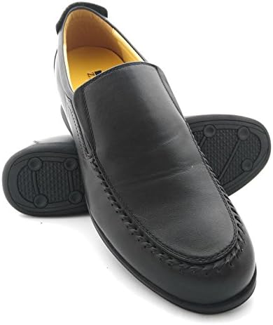 ZERIMAR Height increasing elevator shoes for men Add + 2,3 inches to your Height Quality Leather leather shoes Black Size:: EU 42 US 9.5-10