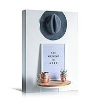 Canvas Wall Art Panel Quotes Bedroom Industrial Inspirational Modern Art Multicolor Neon Photography Quotes Urban - 12x18 inches