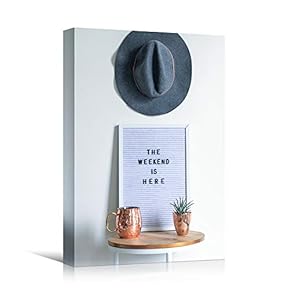 signwin Canvas Wall Art Panel Quotes Bedroom Industrial...