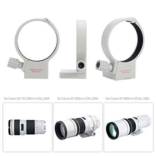 Yuehuam Lens Tripod Mount Ring Lens Collar Support Holder Bracket Aluminum Alloy Camera Lens Tripod Mount Collar Ring for 70-200mm F4/F4L is USM