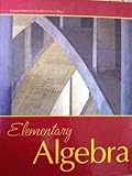 Hardcover Elementary Algebra, Pasadena City College Custom Edition Book
