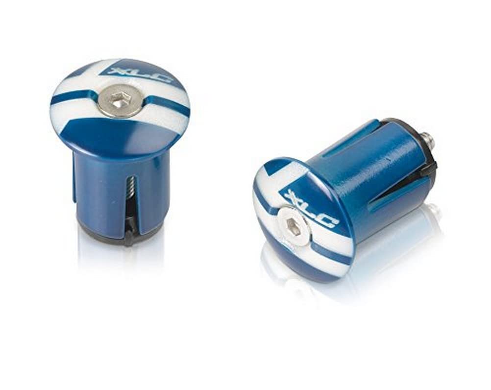 XLC Unisex - Adult GR-X02 Handlebar End Plug, Blue, One Size