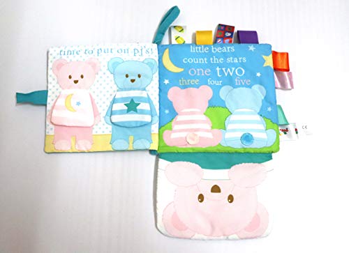 FGen 0-2 Years Old Baby Bear Cloth Book Three-Dimensional Cloth Book Early Education Tear Bad Label Cloth Book Label Rattle Toy - Thumbnail 4