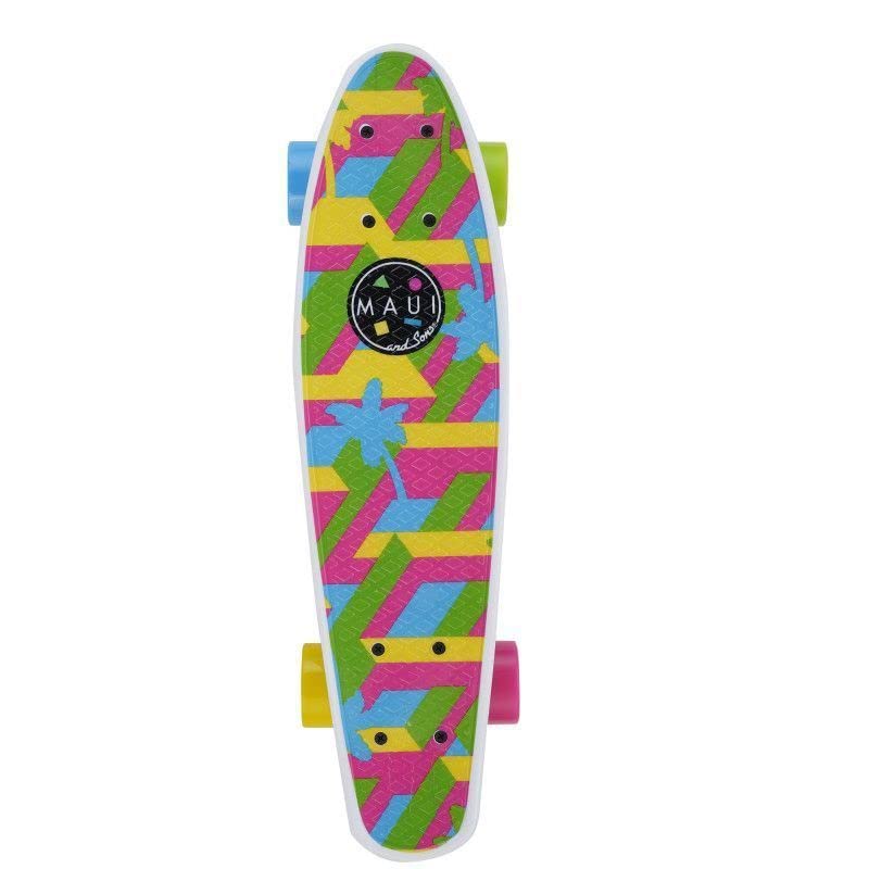 Maui & Sons Mini Cruiser with Patterns - Kicktail - 22 Inches (Locked In)