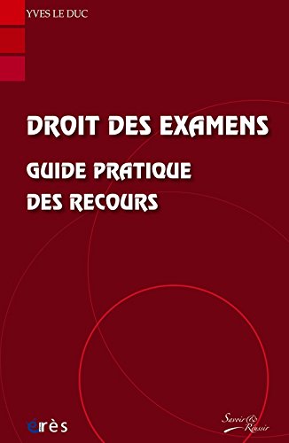 Droit des examens