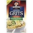 Quaker Grits Jalapeno Cheddar, Hot & Spicy 11.8 Ounce (2 Pack)