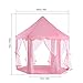 Ejoyous Princess Castle Kids Play Tent, Baby, Toddler, Child, Girls Indoor And Outdoor Play House With Star LED Lights, Large, Pink