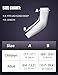 YISEVEN Adult's Sports Compression Arm Sleeves Basketball Shooting Shooter Sleeves Golf Football Accessories Baseball Sun UV Protection Running 3/4 Shirts – Men & Women Gray (1 Pair)