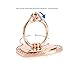Universal Phone Ring Bracket Holder,UCLL Love Heart Diamond Shape Finger Grip Stand Holder Ring Car Mount Phone Ring Grip Smartphone Ring Stent Tablet Rose Gold