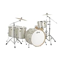 Ludwig Centennial Moto 4-Piece Shell Pack Silver Sparkle
