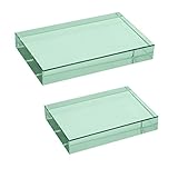 Small Dental Mixing Slab with 100% Real, Double Thick Glass