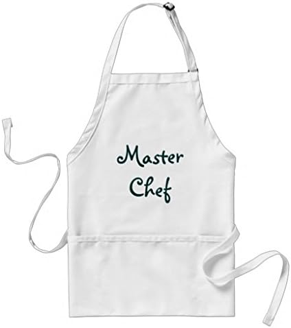joyday Master Chef Adult Apron with Adjustable Strap for Home or Professional Kitchen