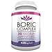 Boric Acid Vaginal Suppositories 620mg Formula - Natural with Soothing Marigold Flower Extract, 30 Count