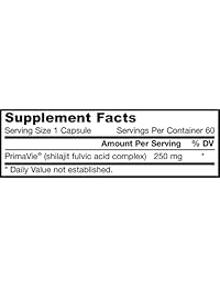 Jarrow Formulas shilajit fulvic Acid Complex 60 Cápsulas por Jarrow Industries