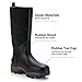 TideWe Rubber Neoprene Boots Men and Women, Waterproof Durable 6mm Neoprene Boot, Rain Boot Hunting Boot Arctic Outdoor Boot（Ger‖）