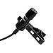 Lavalier Microphone for iPhone and Android Smartphone with Lapel Clip and Travel Bag