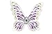 White Sparkling Fairy Costume Wings