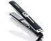 xtava Black Silk Straightener - Professional Flat Iron with Tourmaline Ceramic Plates - Achieve Salon-Worthy Shine with Advanced Dual-Plate Technology