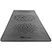 Yoga Mat 3mm - Thick Suede Workout Mat (Yoga Suede Mat Bali) (Mat black)