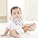 Labebe 10-piece Pack Baby Bandana Bibs Super Absorbent Soft Cotton - Baby Girls